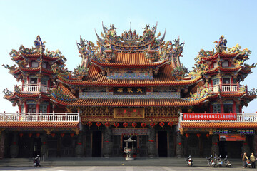 Fototapeta premium Tainan Annan Four Grass Public Temple