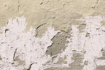 Abstract background of an old battered concrete wall