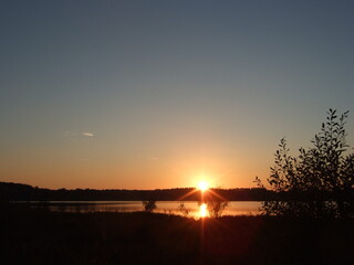 Sonnenuntergang am See