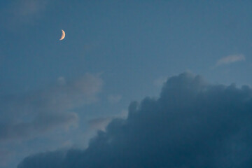 moon and clouds