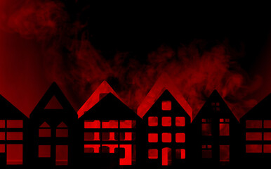 Housing in City in Flames