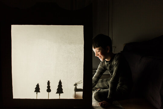 Winter Wonderland Shadow Puppets
