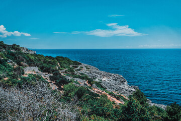 fantastic view on salento and puglia land