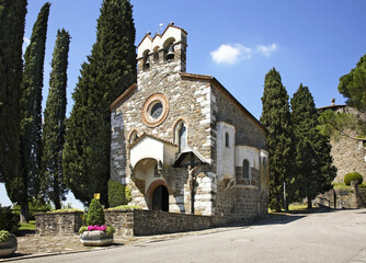 Fototapeta premium Chapel of the Holy Spirit in Gorizia. Italy
