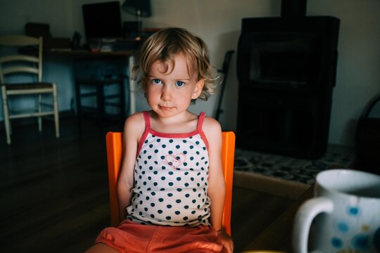 stock photo of little toddler girl
