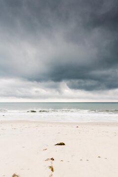 stormy day at hte beach