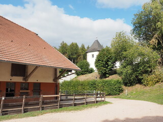 Landschaftspark und Hofgut Imsbach Lapointe im Saarland bei Theley