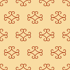 Vector geometric Islamic seamless pattern