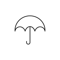 Umbrella, protection, weather vector icon