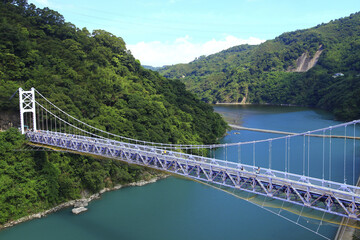 Obraz premium Taoyuan Fuxing Luofu Suspension Bridge Taiwan