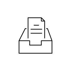 File, document, list vector icon