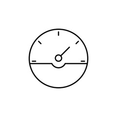 Manometer, gauge, dial vector icon
