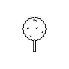 Tree, nature, garden vector icon