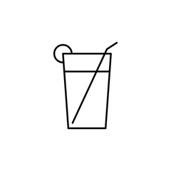 Cocktail, drink, alcohol vector icon
