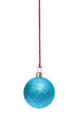 Christmas Ornaments isolated on a white background. 