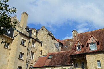 Paysage de Caen (Calvados - Normandie - France)