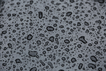 water drops on black background