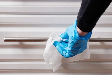 Disinfecting Kitchen Cabinet Handles for Virus