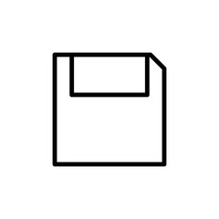 Diskette, floppy, disk vector icon