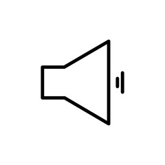 Sound, volume, speaker, audio vector icon