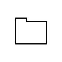 Folder, file, storage vector icon