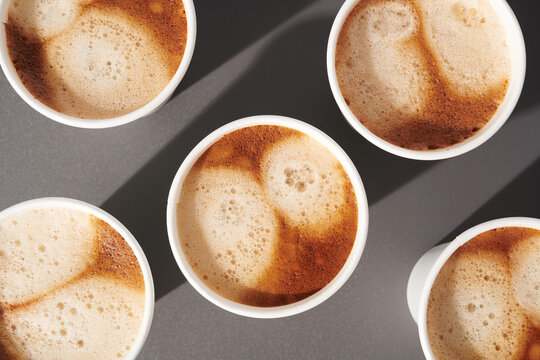 Tray of Takeout Coffee