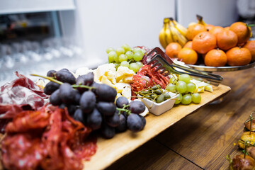 autumn still life with fruits