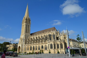 Eglise Saint-Pierre à Caen (Calvados - Normandie - France)