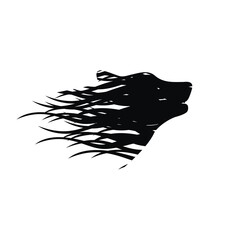 Wolf silhouette
