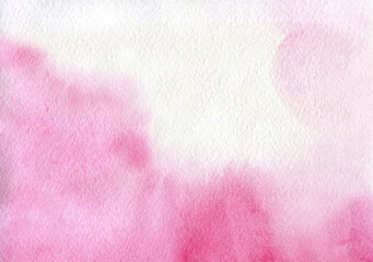 Red and pink watercolor texture. Ink high resolution background for design. Backdrop ink texture