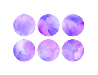 Cosmic violet watercolor paper texture abstract background, elements for your design/logo