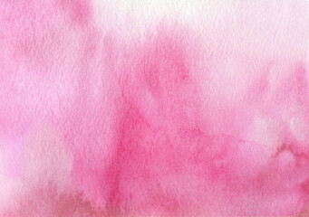 Red and pink watercolor texture. Ink high resolution background for design. Backdrop ink texture