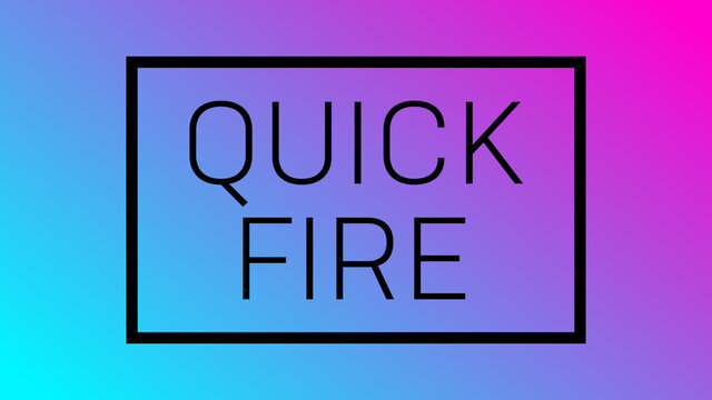 Quick Fire Gradient Text Promo Overlay