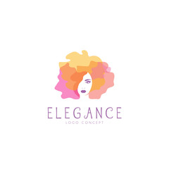 Elegance Logo Design Symbol Template Flat Style Vector Illustration