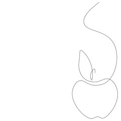 Apple fruit background design. Vector illustration