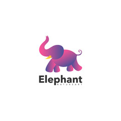 Elephant logo icon design concept