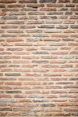 Old brick wall view
