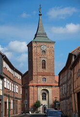 Fototapeta na wymiar Kirche St. Katharinen in Lenzen (Elbe)