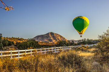 Hot Air Balloon In Early Morning