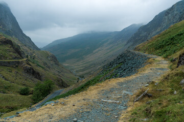 mountain road in the mountains