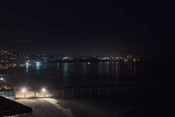 night view of the city