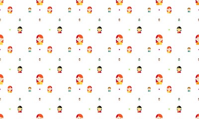 Kids colorful collection background pattern design