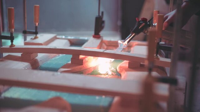 Epoxy table. Modern furniture design
