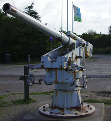 German Cannon from WW2, located in Hanstholm, Thy, Cold Hawaii