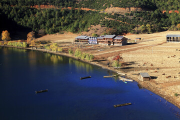 Yunnan Lijiang Lugu Lake Nisai Village Lake View