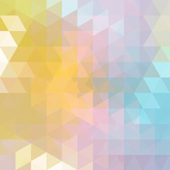 Abstract geometric style pastel background. Vector illustration