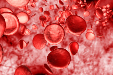 Red Blood Cells 3D Illustration