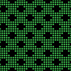 Seamless geometric dot pattern. Vector abstract background