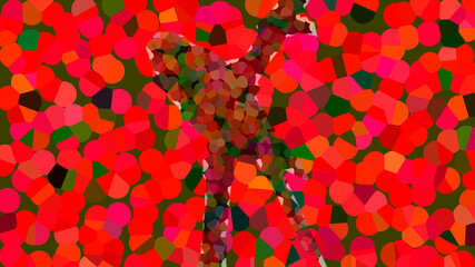 red leaves background