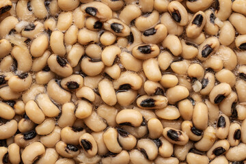 Marinated black eyed beans.